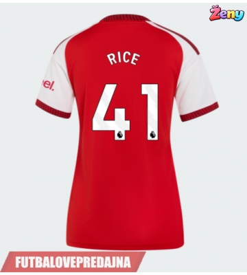 Lacne Ženy Futbalové dres Arsenal Declan Rice #41 2026-27 Krátky Rukáv - Domáci